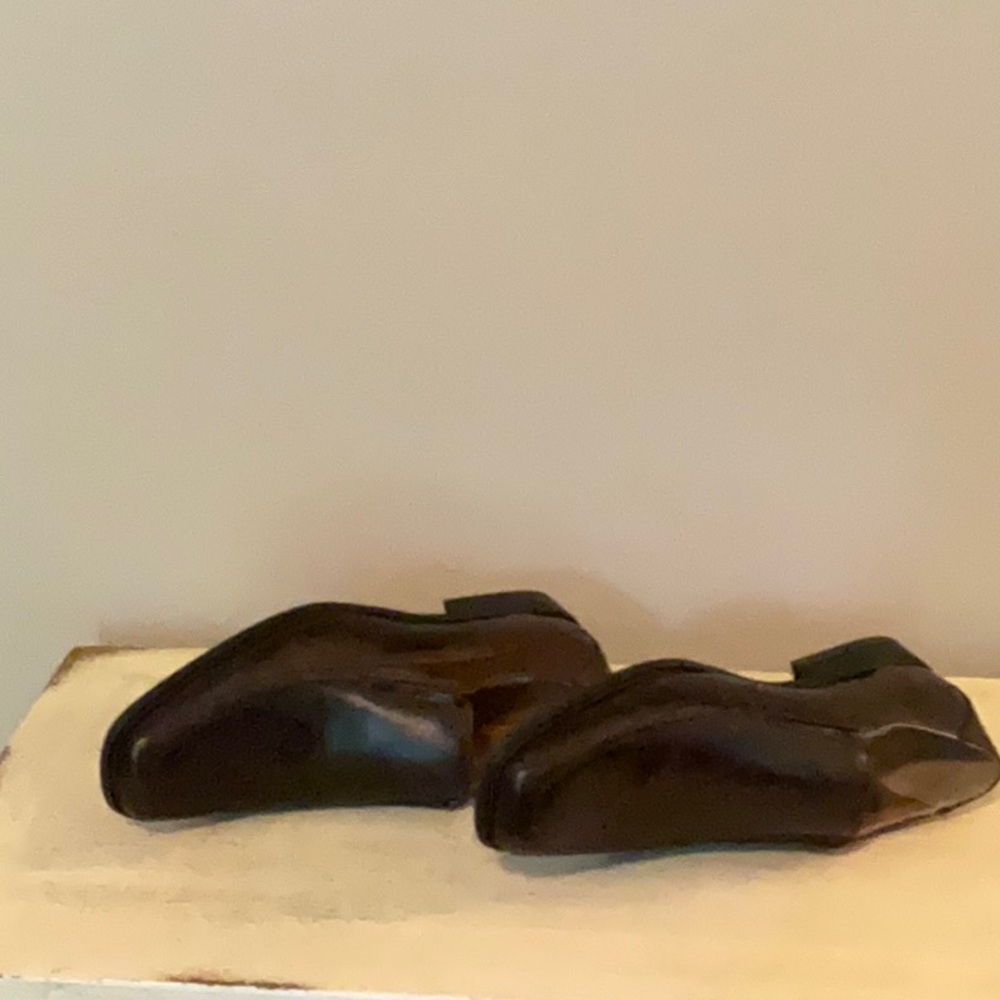 Joseph Abboud Brown Leather Slip-On Loafers NWOT - Picture 5 of 6